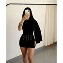 Vestido Feminino Nula Manga Moda Gringa Paty Show suplex premium vestido de festa sexy tendencia blogueira